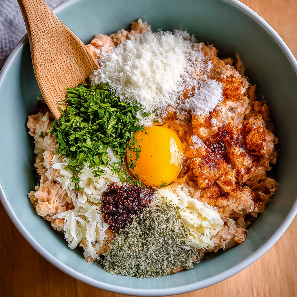 chicken crust shaped on tray before baking